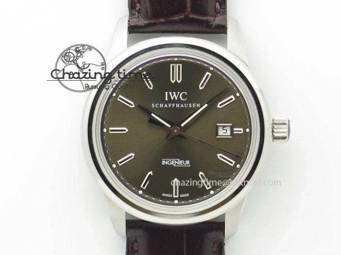 MIROTIME 0825 Fashionable Mark XVIII IW327002 V6F Best Edition White Dial On Black Leather Strap A 7312